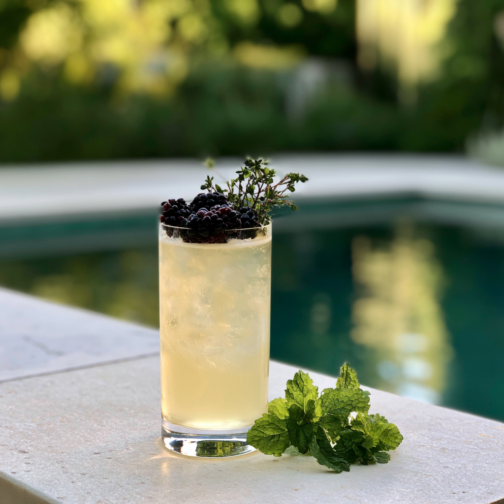 Blackberry Mint Cocktail